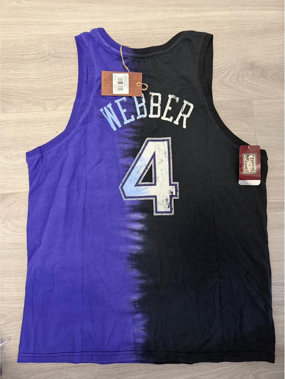 Mitchell & Ness Sacramento Kings NBA Tie Dye Cotton Tank Top XL